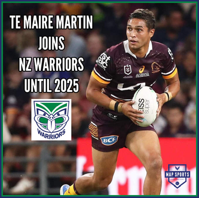 NZ Warriors Sign Te Maire Martin