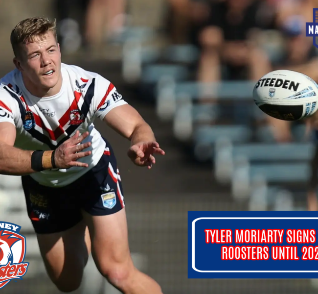 Moriarty Re-Signs with Roosters until 2025.